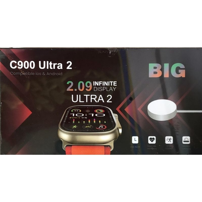 ultra pro2.09 4.9mm 大螢幕 無邊框智能 智能手錶 C900 Ultra 2