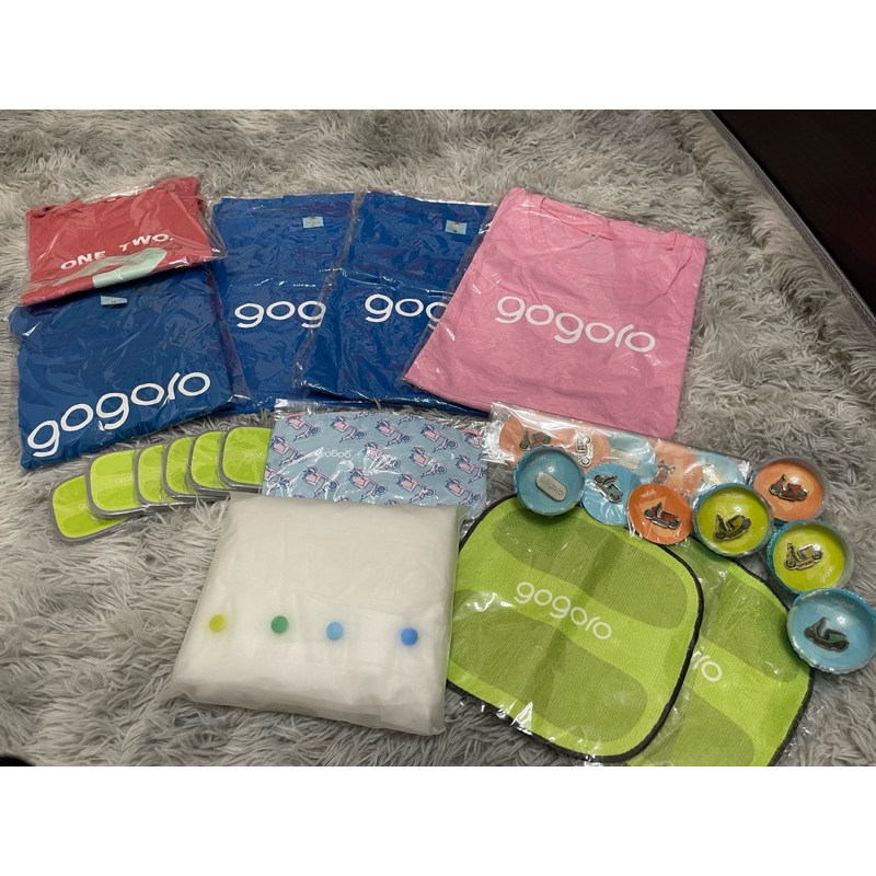 gogoro系列商品（便利貼、別針、手帕、口罩）