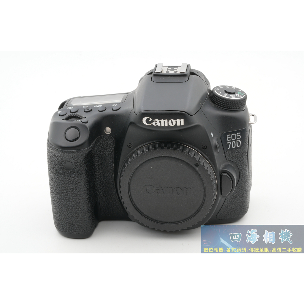 【高雄四海】Canon EOS 70D 八五成新．中階機身．快門數28000次．保固三個月