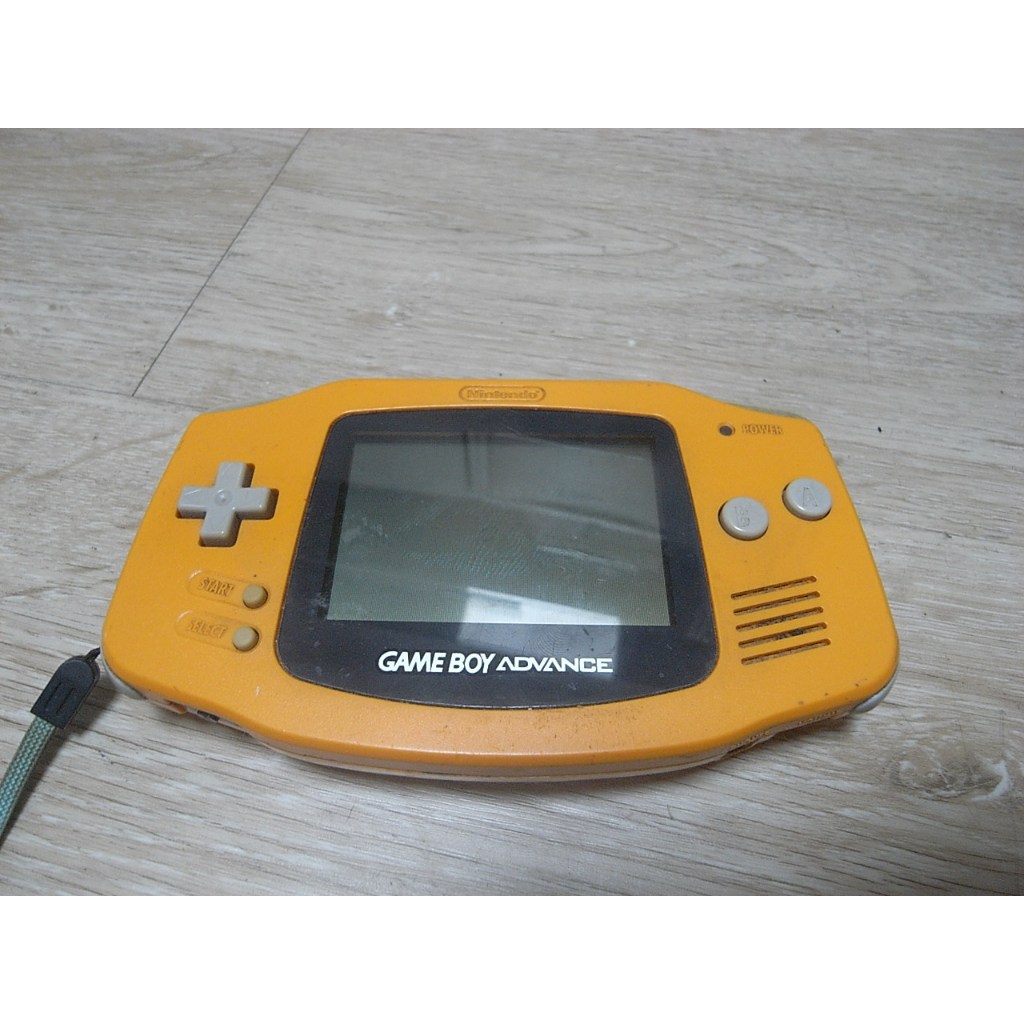 二手 故障 任天堂 Nintendo GBA 黃色款 Gameboy Advanced 掌上型電玩主機 零件機