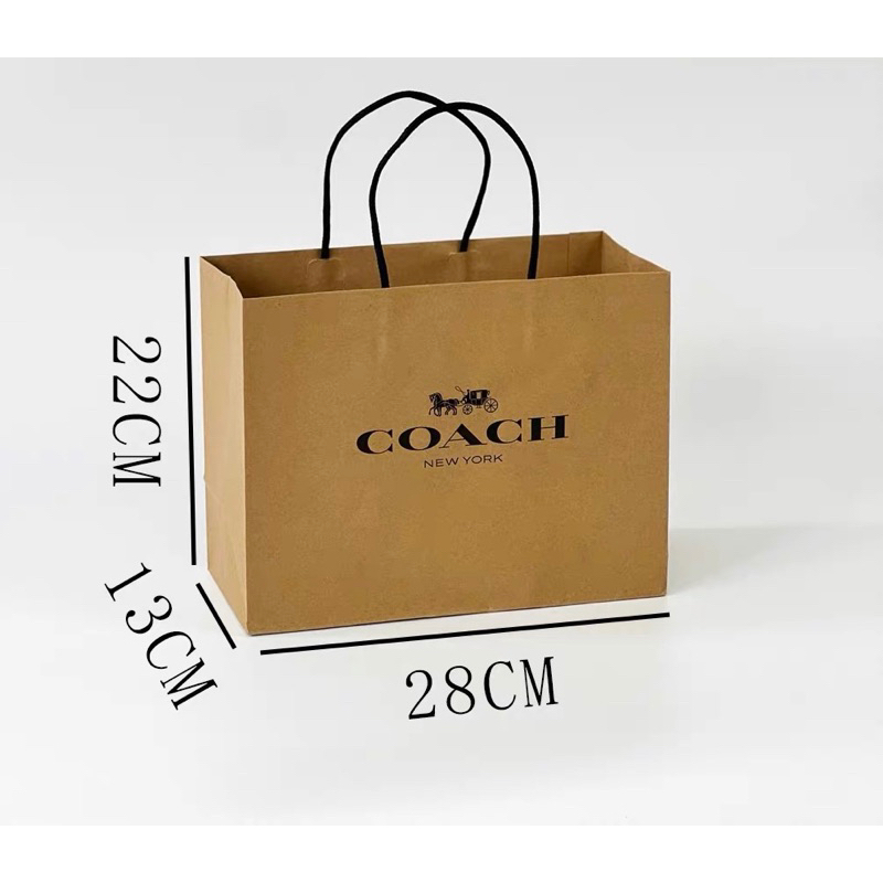 Coach牛皮紙袋/紙盒/防塵袋