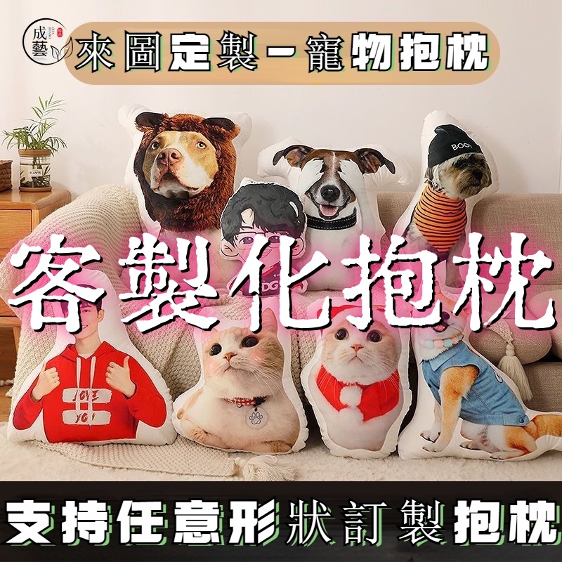 客製化抱枕 抱枕 客製化 玩偶 異型抱枕 玩偶卡通動漫抱枕 定制異形枕頭 抱枕 車用貓咪玩偶 靠墊創意禮物 偶像周邊