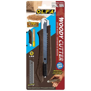 【阿翔小舖】『OLFA』木塑複合材質防滑握把大型美工刀WD-AL/BRN型/特價🉐️$218
