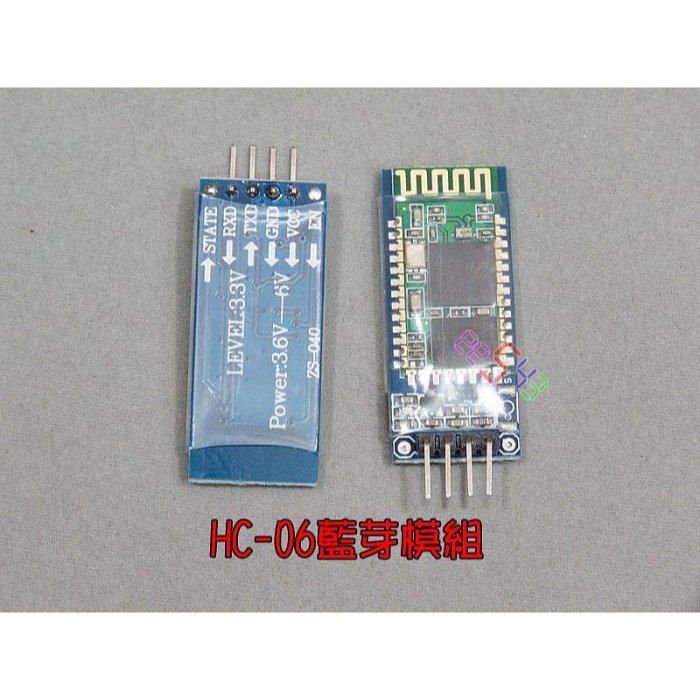 4針HC-06藍牙模塊．從式藍芽模組雙A運用Arduino+Android通訊模塊