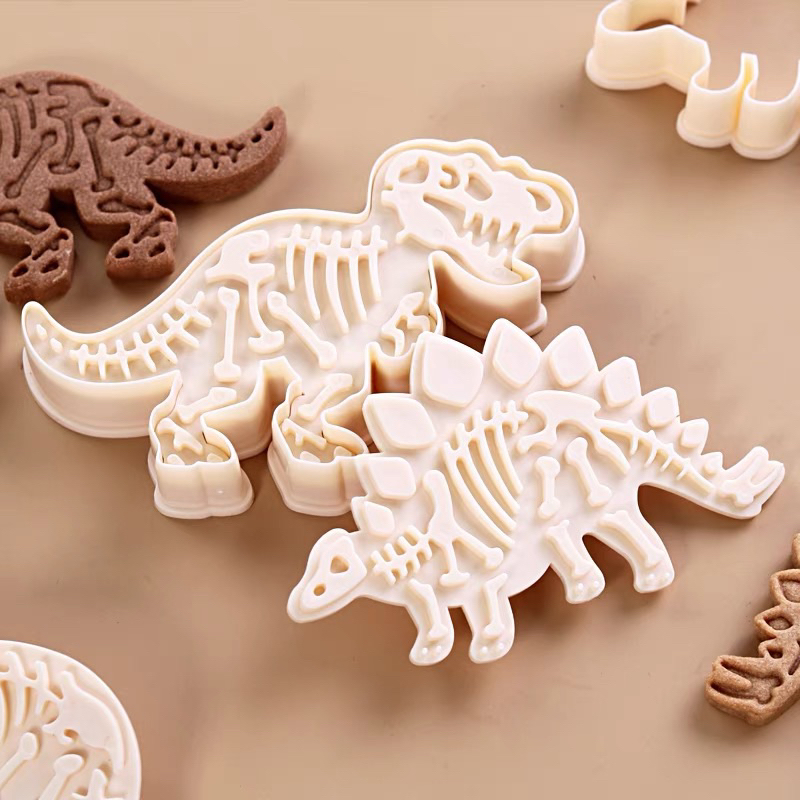 【麥歡樂】恐龍餅乾模模具 恐龍化石 恐龍造型 烘焙餅乾模具 糖霜餅乾 糖霜餅乾模 三角龍 暴龍 霸王龍 翻糖【烘焙材料】