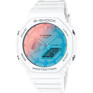 CASIO 卡西歐 G-SHOCK 2100八角彩色鏡面手錶 GA-2100TL-7A