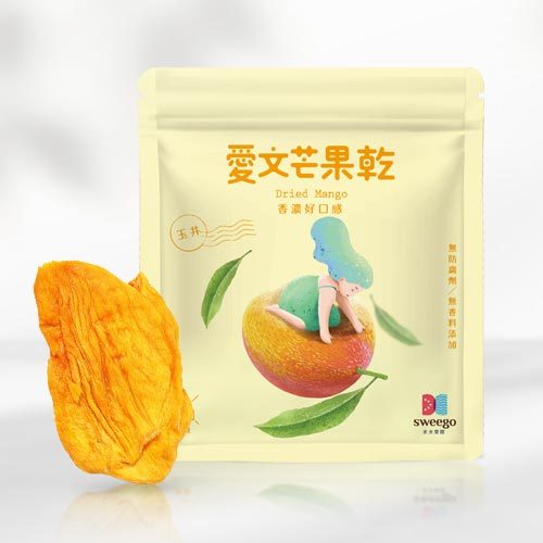 【Sweego水水果饌】愛文芒果乾-台灣果乾-手提袋裝