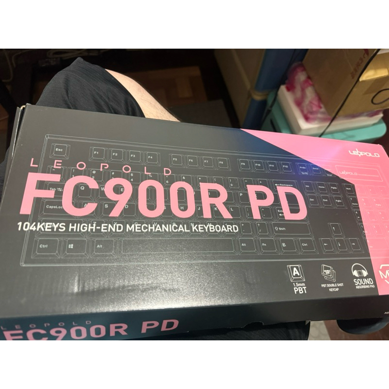 leopold FC900R PD 鍵帽有更換 櫻桃cherry 茶軸電競鍵盤