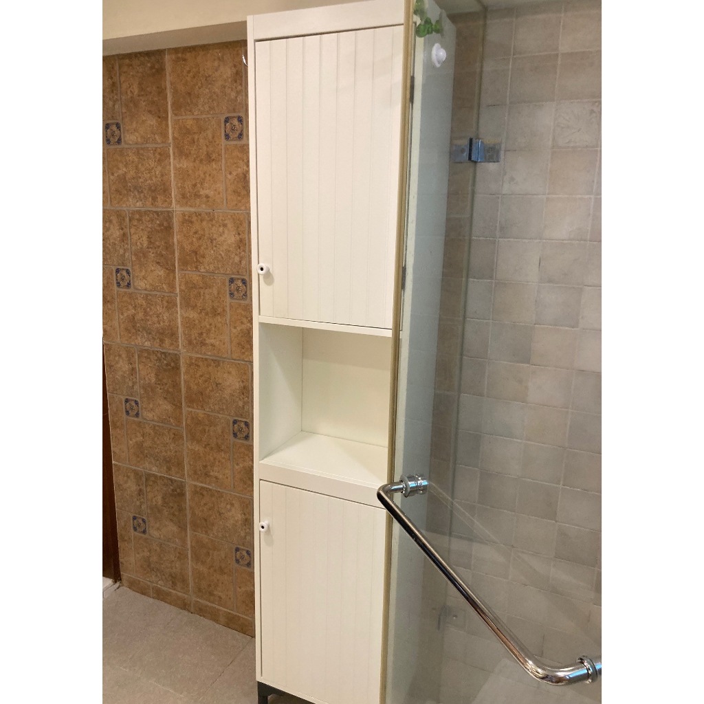 IKEA SILVERÅN 鄉村風浴室收納櫃