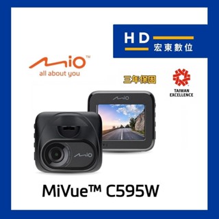 【送128G】 MIO MiVue C595W Sony星光級 WIFI 安全預警六合一 行車記錄器 宏東數位