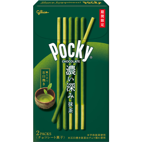 [效期2024.10]《Glico Pocky 巧克力棒系列:極細/草莓/杏仁/抹茶》｜愛子森林 c2 k3