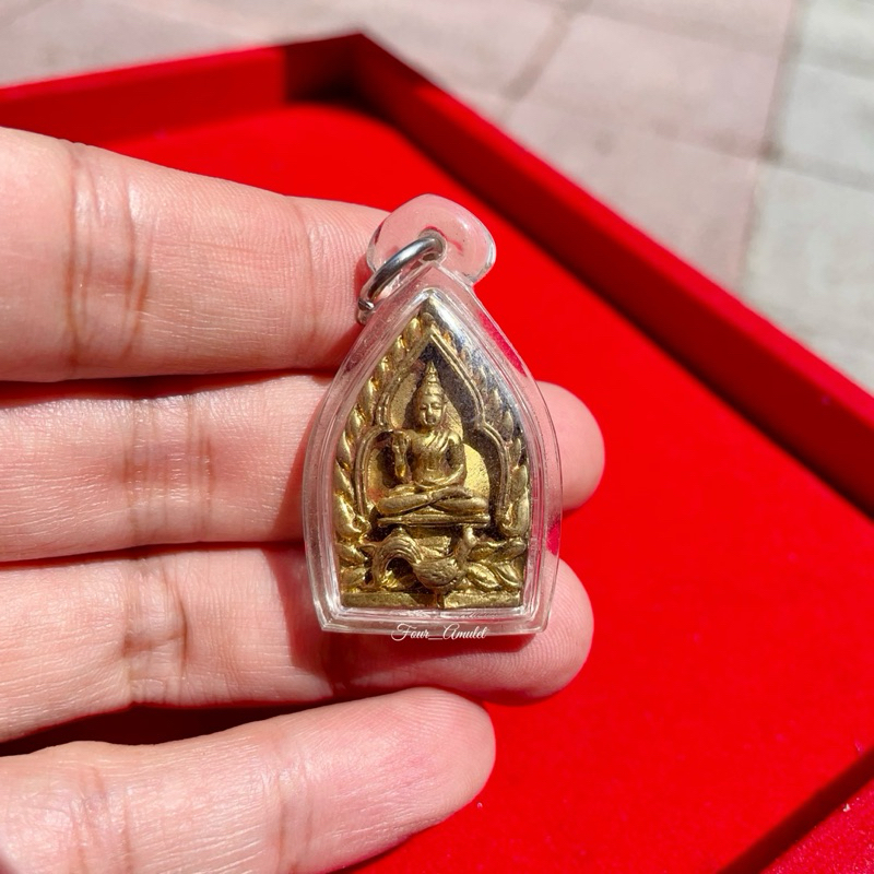 「四方🇹🇭佛牌」大城府聖僧「龍婆琛」佛歷2540年「座山招手佛 招財佛」