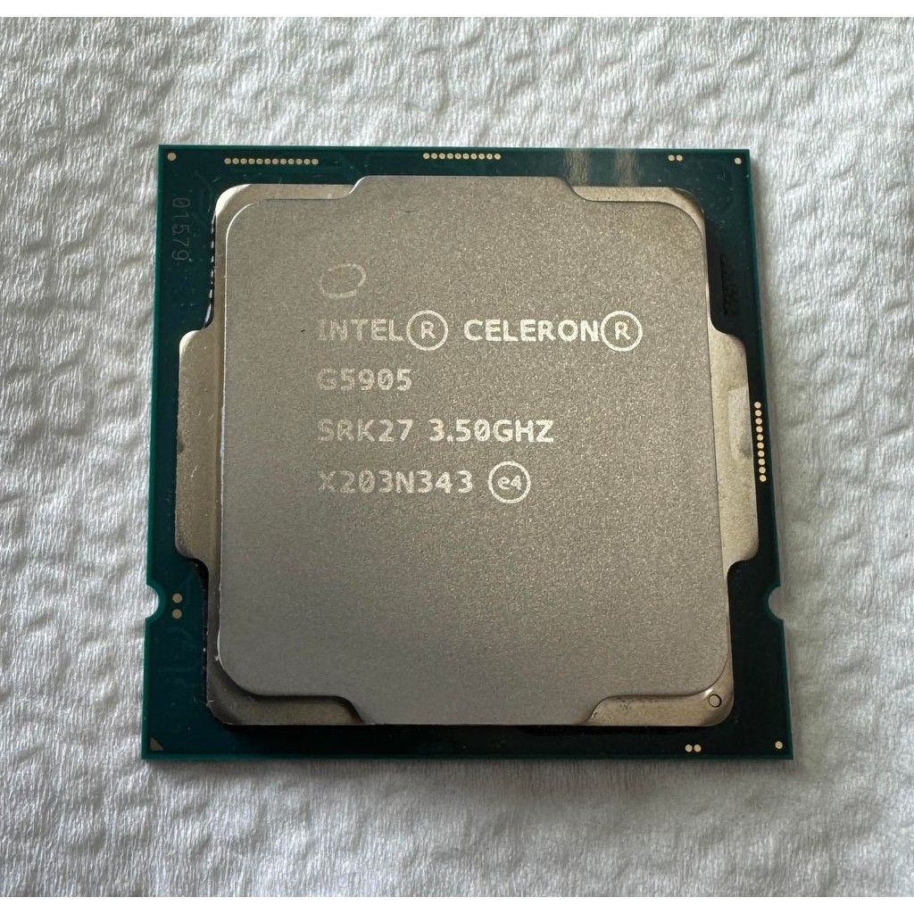 【Intel英特爾】Celeron G5905 處理器CPU 第十代 腳位LGA1200 附原廠風扇 二手保固內$800