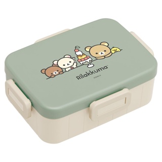 San-X 日本製 拉拉熊 懶懶熊 可微波方型四扣便當盒 650ml 開學季 經典 XS84985