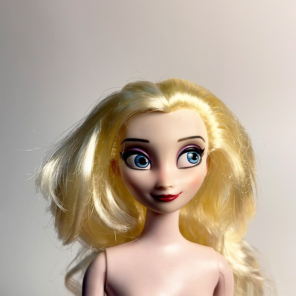 二手 Disney 迪士尼 Elsa 艾莎 人偶 公仔 裸娃 冰雪奇緣 Doll 2014