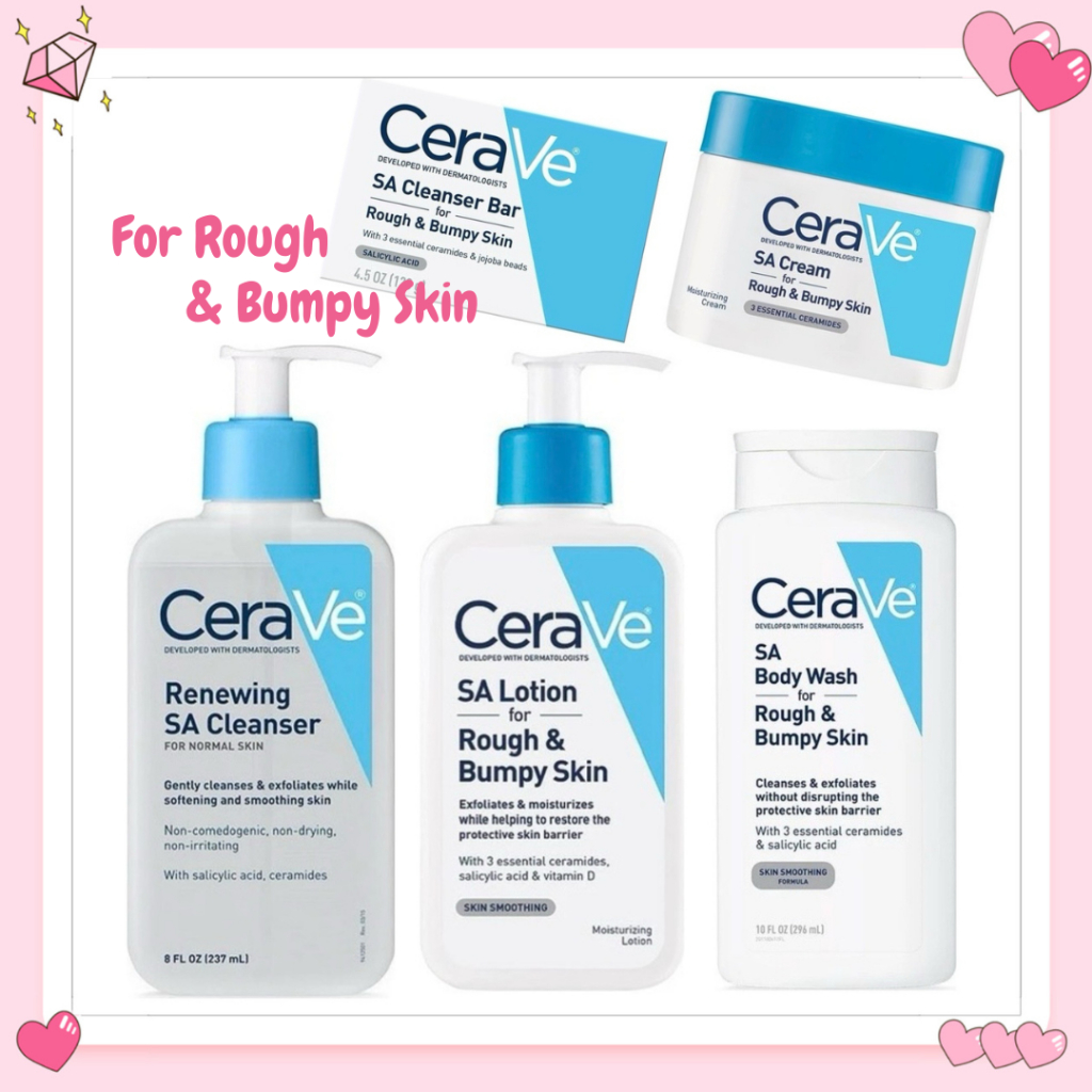 預購 CeraVe Renewing SA Cleanser Body Wash Lotion Cream Bar