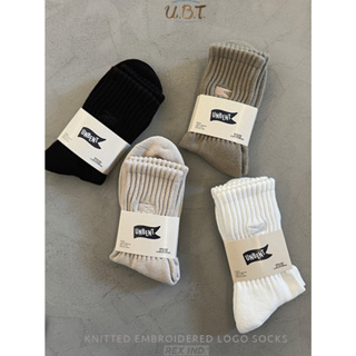 《RexInd.》UNBENT 24SS KNITTED EMBROIDERED LOGO SOCKS
