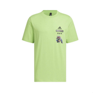 ADIDAS TF TEE 變形金剛 柯博文 聯名 短T 男款 綠色 IK3502【S.E運動】
