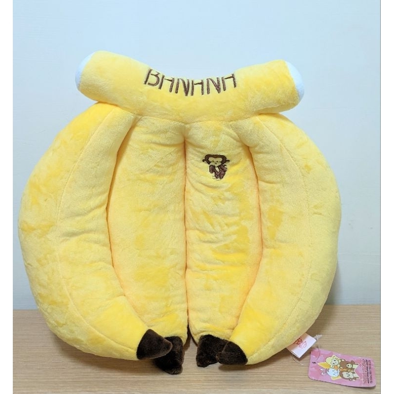 一串蕉 香蕉抱枕 猴子靠枕 水果造型抱枕 填充玩具 毛絨娃娃 玩偶 Banana 香蕉先生