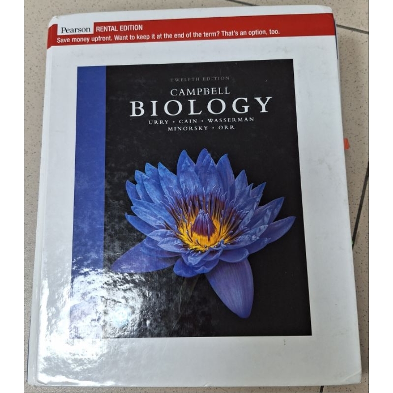 Campbell Biology 12th Edition-Campbell 生物學 第12版(二手）