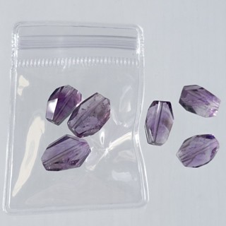 台中水晶 ☾ 天然紫水晶 / 巴西紫水晶 不規則 3-4顆 鑽切 隨形