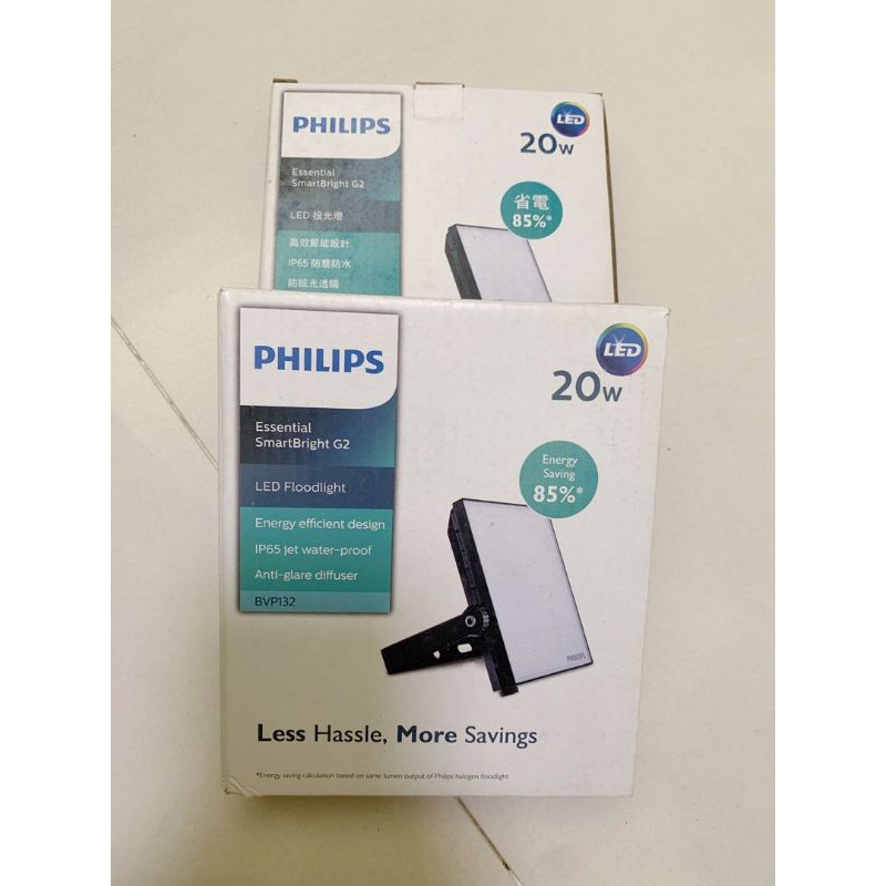 全新 PHILIPS LED 戶外投光燈 投射燈 20W  IP65 防塵防水 省電