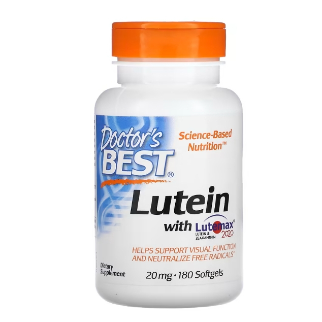 Doctor’s Best 葉黃素 20mg Lutemax 2020 180顆
