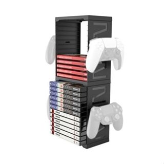 Switch/PS5/PS4周邊 IPLAY 24層+4個手把掛架 24+4 光碟收納架遊戲置放架層架雙層【魔力電玩】