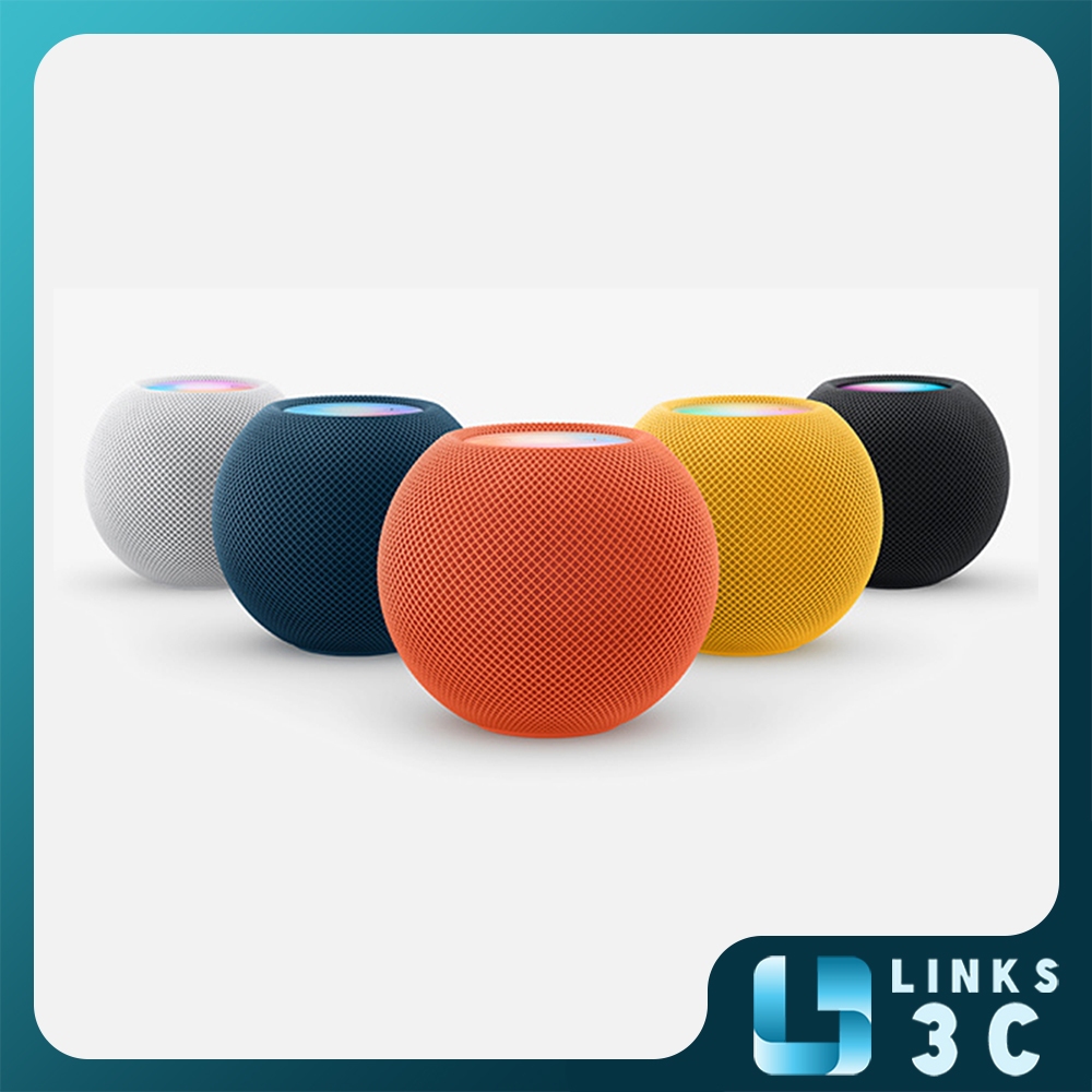 【Apple】全新 HomePod mini 灰/白/黃/藍/橙 藍牙音響 智慧音箱 台灣公司貨 蘋果原廠