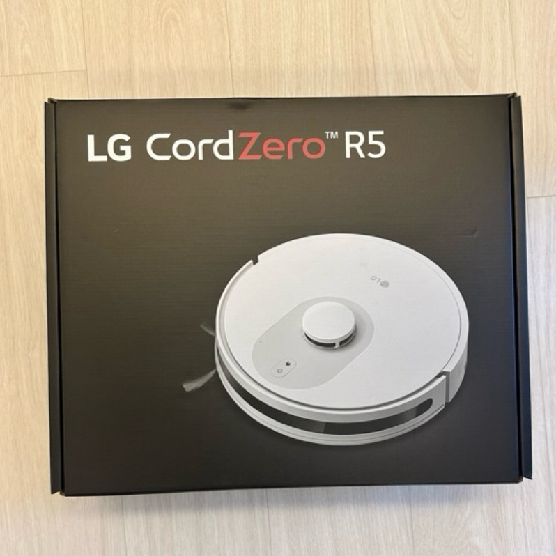 LG 樂金 CordZero R5 智慧聯網變頻濕拖清潔掃地機器人(R5-PROPLUS1 雲朵白)