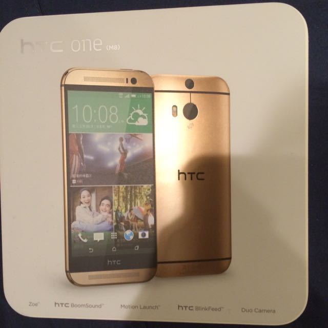 [閒甦機] 二手 升級安卓9 HTC ONE M8 香檳金