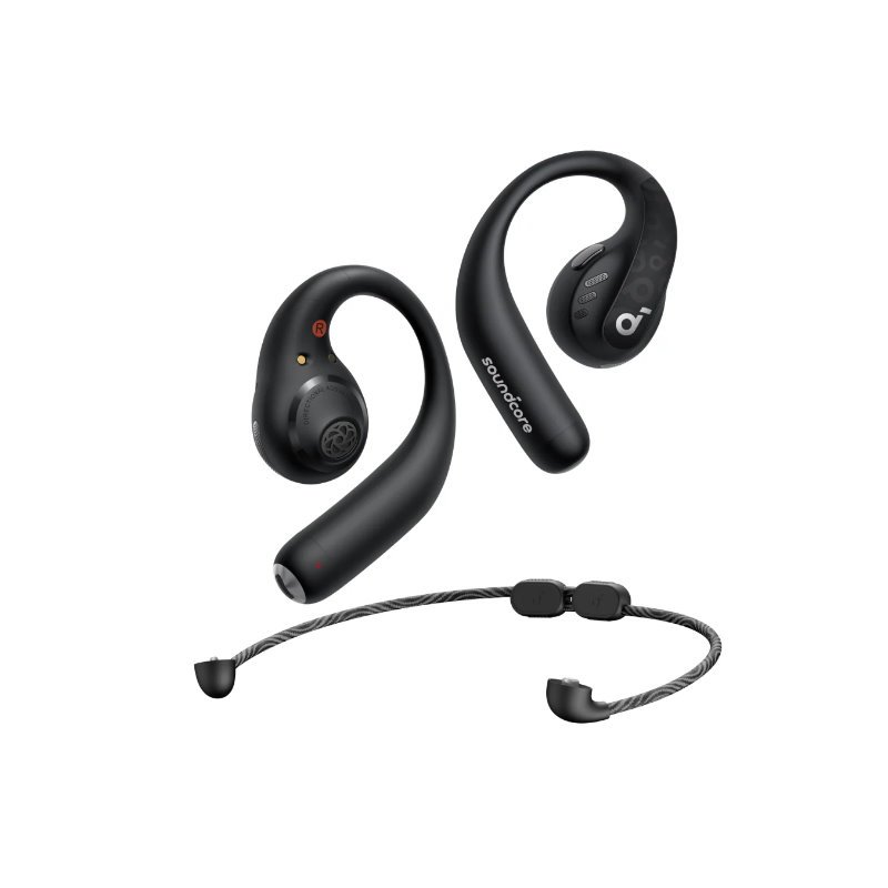 【海恩數位】Anker soundcore AeroFit Pro 氣傳導開放式真無線藍牙耳機 驚艷舒適 大開耳界 黑色