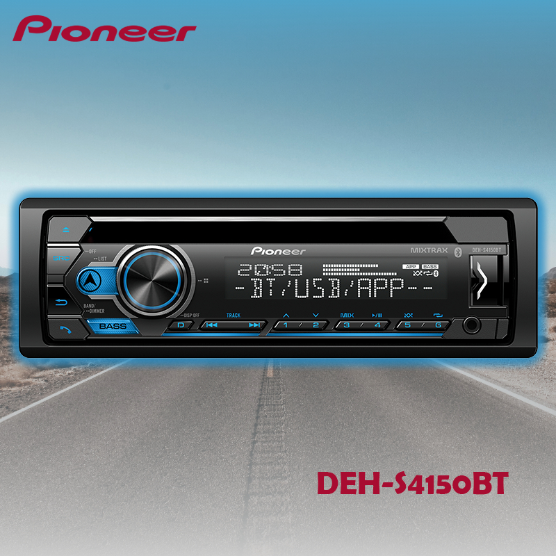 Pioneer 先鋒DEH-S4150BT CD/MP3/安卓 車載音響主機 音響主機 車用主機 專車專用