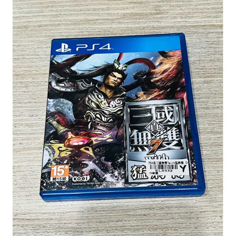 「二手」 真三國無雙 7 猛將傳 中文版 PS4 遊戲片PS5