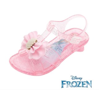 【Disney 迪士尼】冰雪奇緣 女童鞋FOKT41593 臺灣製造 SGS認證 輕便Q彈柔軟 童低跟果凍涼鞋-粉紅