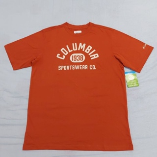 全新Columbia 哥倫比亞旗艦店專櫃 男款-LOGO短袖上衣T恤 美國尺寸：M號 保證真品正品