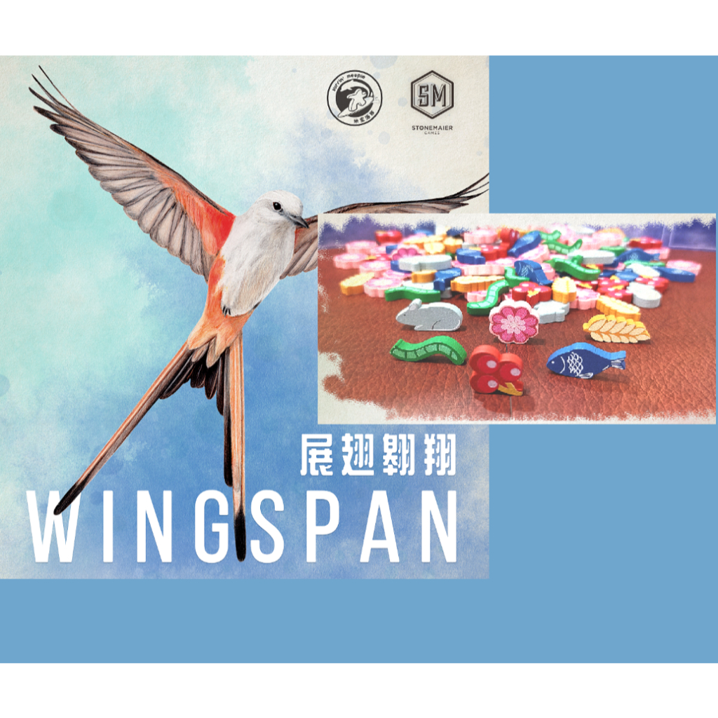 展翅翱翔Wingspan 立體升級豪華配件 食物TOKEN 標記 派對遊戲 桌上遊戲 桌遊 新品 不插電遊戲