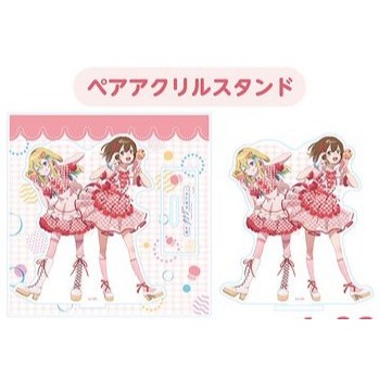 夜晚的水母不會游泳 夜晚水母 ヨルクラ 咖啡廳合作週邊 日本現貨 正版 雙人立牌 壓克力立牌 雙人徽章 徽章 花音 真晝