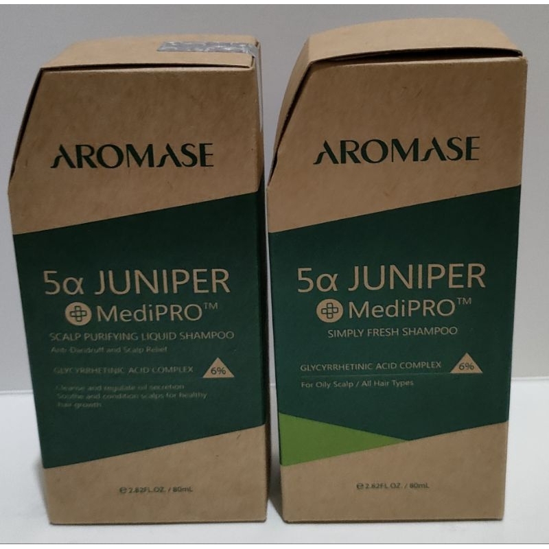 Aromase 艾瑪絲 MediPRO 6% 5a極簡舒爽洗髮精/6% 5a捷利爾頭皮淨化液 80mL(全新)