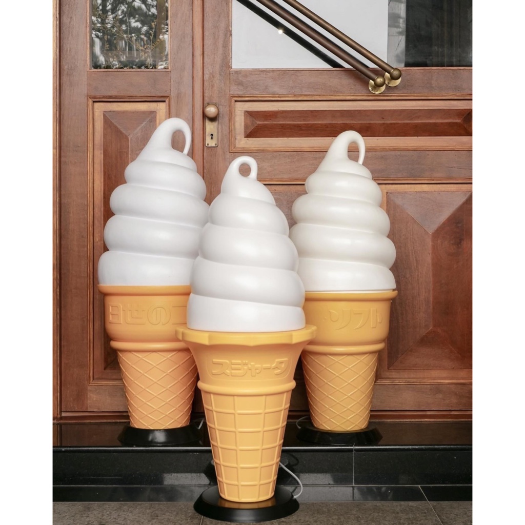 日本 品牌霜淇淋  日世NISSEI TOMI 電飾 燈箱 冰淇淋燈