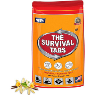 Survival Tabs，颱風 地震 防災食品 能量棒 露營 CONVAR POW 乾糧 口糧 儲備糧食 MRE 軍糧