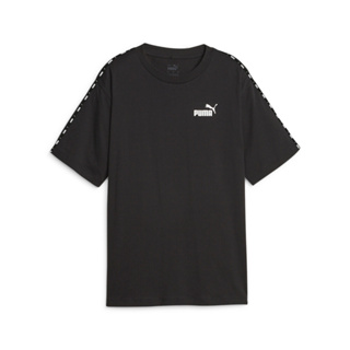 PUMA 短袖上衣 基本系列Ess+ Tape短袖T恤(F) 女 67599401 黑色 現貨