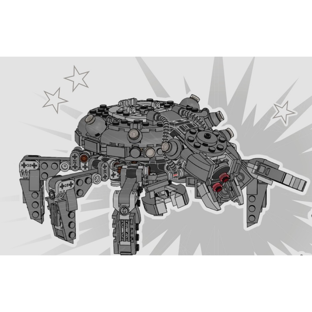 (拆售僅載具無人偶)樂高星際大戰 LEGO Star Wars 75361 蜘蛛坦克 全新