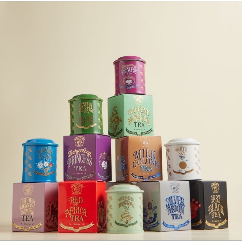 TWG Tea鮮彩迷你茶罐 貴婦茶葉頂級品牌袖珍尺寸20g 值得珍藏 銀月綠茶 摩洛哥薄荷 蝴蝶夫人 更多茶款見內文