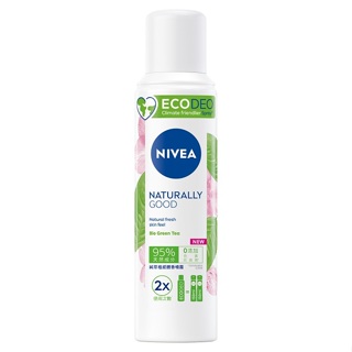 💚~好~美~生活💚 NIVEA 妮維雅 純萃植感體香噴霧 125ml-天然有機綠茶