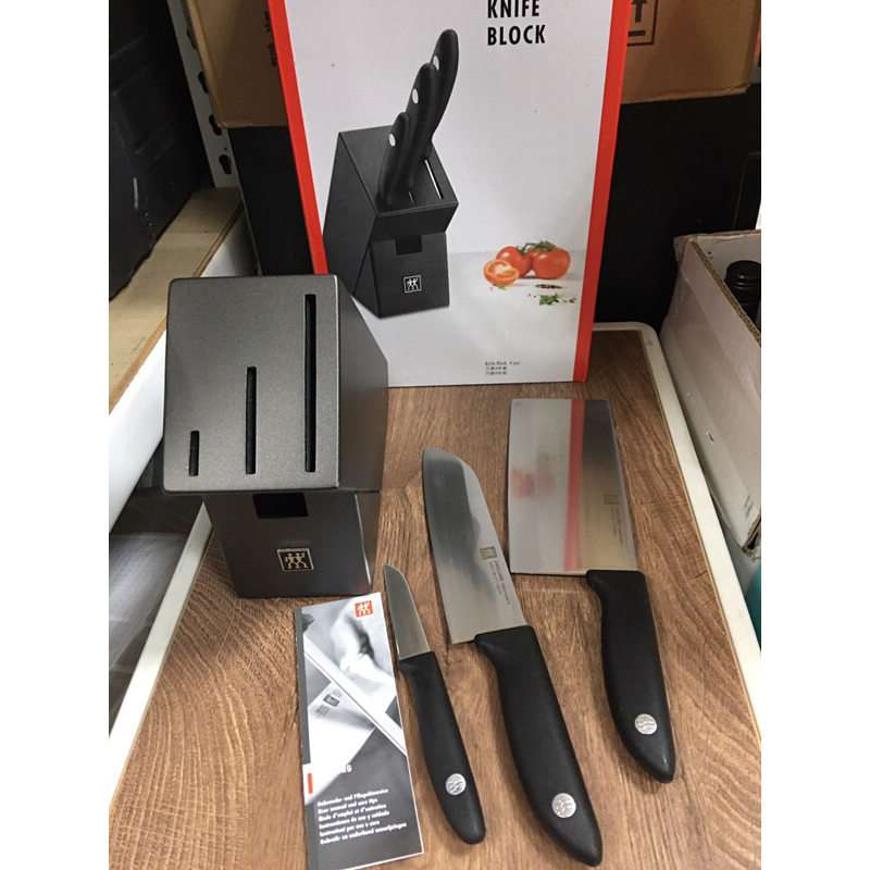 《全新家電贈品便宜賣》德國雙人牌刀具組/3刀+刀座