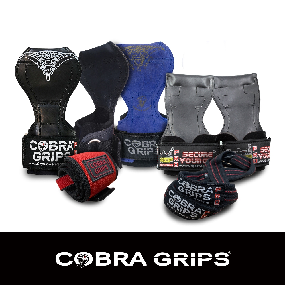 [美國 Cobra Grips] 眼鏡蛇 三合一拉力帶 護腕 8字拉力帶 健身拉力帶 助握帶 助力帶 倍力帶 巴弟商城