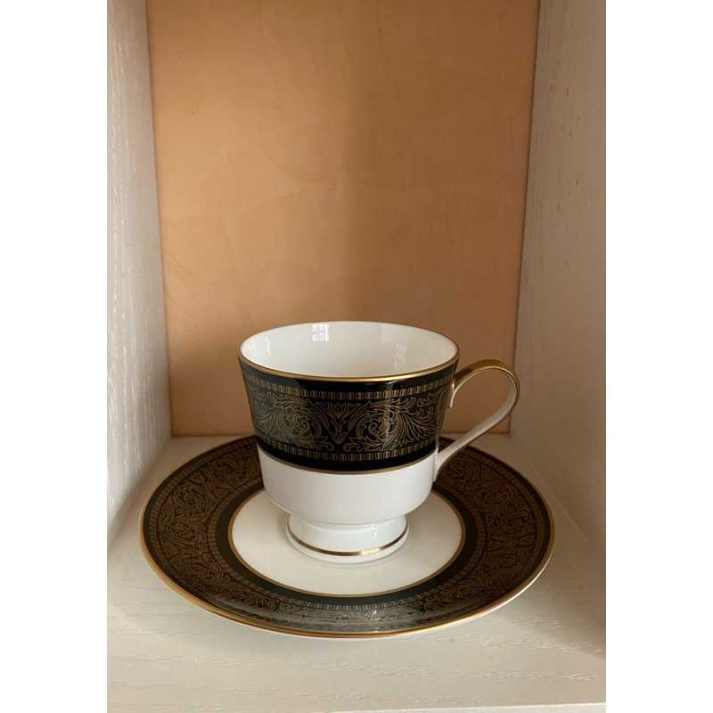 日本narumi 鳴海骨瓷咖啡杯（1杯1盤）絕版稀有品