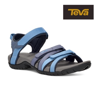 【TEVA】女涼鞋 水陸多功能運動涼鞋/雨鞋/水鞋- Tirra 復古彩色金屬藍 (原廠)