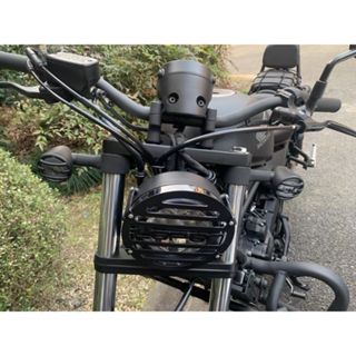 Rebel 1100T MT裝飾方向燈罩 適用於 Honda rebel 500改裝黑色尾燈燈罩 rebel500S